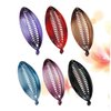 Mikinona 6pcs Hair Clips Ponytail Clip Fish Shape Clip Ponytail Holder Clip Banana Hair Clip As Headgear