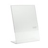 SOURCEONE.ORG Premium 5 x 7 Slant Back Clear Acrylic Sign Holder, Ad Frame, Picture Frame