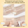 Vtrem 2 Colors Light Coffee Color Eyeliner Pen Waterproof Ultra-Fine Tip Smudgeproof Gel Eyeliner Long-Lasting Eye Liners for Women Makeup Tools