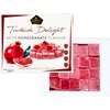 Cerez Pazari Turkish Delight with Pomegranate Flavour 200 gr Gourmet Small Size Snacks Gift Box No Nuts Sweet Luxury Traditional Confectionery Vegan Candy Dessert Glucose Free Lokum Approx.18 Pcs