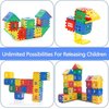 KLIVYA Interlocking Building Blocks Toys for Kids， Blocks for Toddlers 3 4 5 6 7 8 Toy Building Sets - Toddlers Building Blocks Educational Toys Set 72PCS