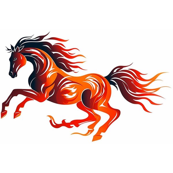 Dopetattoo 6 Sheets Temporary Tattoo Horse Tattoo Fake Tattoos for Women Men Girls Hand Tattoo