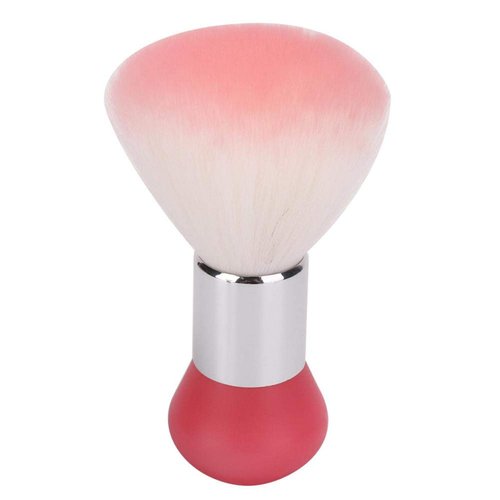 Uxsiya Broken Hair Brush Neck Duster Brush Soft Barber Broken Hair Sweep Brush for Salon Barber Shop(pink)
