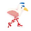 The Worthy Dog Flamingo Tough Plush Dog Toy-Small