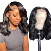 Afribye 13x6 Lace Front Wigs Human Hair Lace Frontal Wigs For Women Glueless Pre Plucked with Baby Hair