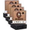 Dr. Squatch Pine Tar Soap 4-Pack Bundle – Bar Soap for Men with Natural Woodsy Scent and Skin Exfoliating Scrub – Handmade with Pine, Coconut, Olive Organic Oils in USA (4 Bar Set)