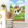 Waenerec Pin the Tail on the Cow, Cow Games with 28 Pcs Cow Tails for Kids Farm Birthday Party Supplies Cow Themed Party Favors Decorations
