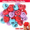 28PCS Valentines Day Heart Stress Balls with Cards Stress Relief Face Squeeze Toys for Kids' Toddlers Valentine Party Favors,Valentines Gift,Party School Supplies,Classroom Exchange