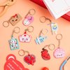Henoyso 36 Pcs Nurse Keychain Nurse Party Favors Nurses Week Gift Medical Pills Stethoscope Key Chain Cute Silicone Nurse Key Chain for Nurse Week