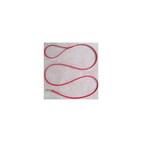 Red Dog Leash 6 Foot 1/2" Wide Beta Biothane