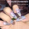 2880Pcs SS4 1.5mm Crystals AB Nail Rhinestones Round Flatback Nail Art Glass Gems Beads Stones for Nails Decoration Jewels Accessories Crafts Eye Makeup Clothes Shoes (2880Pcs SS4)