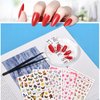 TsMADDTs Press On Nails Almond, 24 Colors Short Almond Fake Nails Press on Nails Medium Length with Nail Glues, Nail Tabs, Stickers & Tweezer for Nail Art DIY