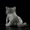 Tiny Heart Simulation British Short cat Plush Toys, 11.02inch Cute British Short cat Stuffed Animal Plush Toys for Kids Boys and Girls Kawaii Birthday Gifts, Room Decoration