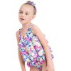 Kids Boy Girls Toddler Floatation Swimsuit with Adjustable Buoyancy Baby Summer Training Float Suit Swim Vest Life Jacket Floating One Piece Swimwear Safety Pool Bathing Suit Swimming Colorful 3-4T