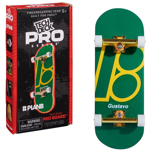 TECH DECK, Plan B Pro Series Finger Board with Storage Display, Built for Pros; Authentic Mini Skateboards, Kids Toys for Ages 6 and up