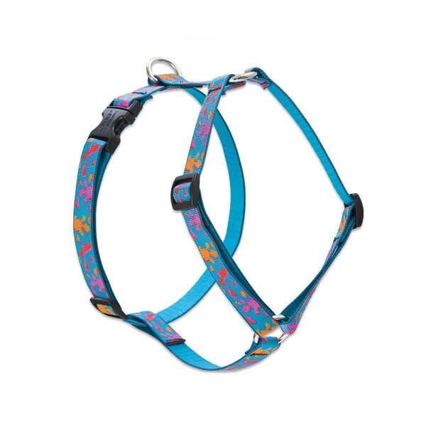 LupinePet Originals 3/4" Wet Paint 20-32" Adjustable Roman Dog Harness for Medium Dogs