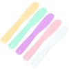 Mozeat Lens 5Pcs Face Mask Spatula Lotion Spatula Plastic Cosmetic Spatula Jelly Mask Spatula for Facials Face Mask Applicator Makeup Scoop