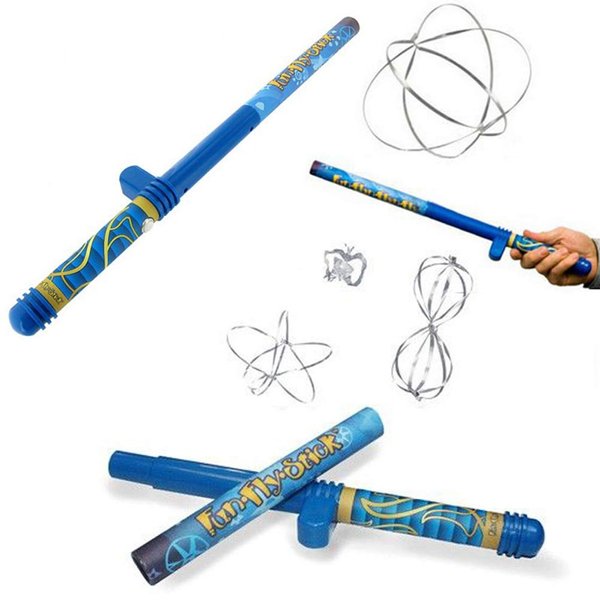 BBABBT Electric Static Wand Science Kit Education Toys Amazing Levitation Wand with 10pc Flying Shapes