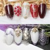 Hacaus 6 Colors 3D Metallic Painted Nail Art Creative Elastic Glue Painting Drawing Polish Emboss UV Gel Sculpture Design Manicure DIY