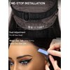 UNICE Silk Straight Pre Everything Frontal Wig 13x4 Ear to Ear Pre Cut Lace Front Wigs Human Hair Bleached Invisible Knots Put on and Go Glueless Wig Human Hair Pre Plucked 18 inch