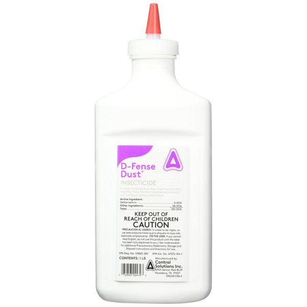 Control Solutions - 82002479 - D-Fense Dust - Insecticide - 1lb, White