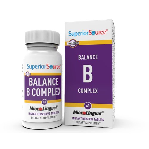Superior Source B Complex Folic Acid/Biotin (60 Tablets)