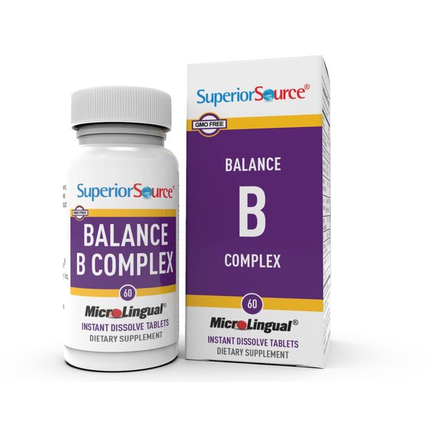 Superior Source B Complex Folic Acid/Biotin (60 Tablets)
