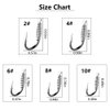 Dyxssm Fishing Spring Hook Circle Octopus Fishing Hooks (Type-2, 10# (40pcs))