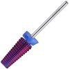 PANA Nail Carbide 5 in 1 Bit - Two Way Rotate use for Both Left and Right Handed - Fast remove Acrylic or Hard Gel - 3/32" Shank - Manicure, Nail Art, Drill Machine (Medium - M, Purple)