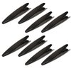 Ahoney 8 Pieces No bend No Crease Hair Clips for Styling Sectioning Duck Billed Hair Clips Alligator Barrettes Hair Pins for Makeup Application Bangs Woman Girls (Black)