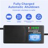 BTCETHBNB 60V20AH Lead Acid Battery Charger Input AC110V-220V Auto Shut Off 3 Holes Plug