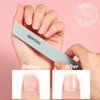 Nail File Buffer, Teenitor Nail Files for Natural Nails and Acrylic Nails, Manicure Buffer Block, Different Grits, Straight