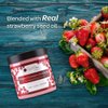 Red Rose Naturals Whipped Strawberry Body Butter for Sensitive, Dry Skin, 8 Oz, Non-Greasy, Soft & Creamy, Moisturizing Shea Butter- Natural Skincare for All Skin – Vegan