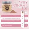 Best Nature's Australian Pastel Pink Clay 100% Pure Natural 8 fl oz - Natural Exfoliating & Detoxifying Facial Scrub - Organic Clay Powder for Face Masks, Body Soaps, Bath Bombs, Makeup, Lotions