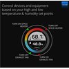 Smart Wireless Temperature Sensor/Humidity Sensor Wide Range (-22 to 158 Degrees) for Freezer Fridge Monitoring Pet Cage/Tank Monitoring, Smartphone Alerts, Compatible with Alexa IFTTT - Hub Included