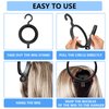 JOINSI Collapsible Wig Hanger Holder, Wig Rack, Hanging Wig Stand for Multiple Wigs For Displaying, Storing And Styling (3 Pack)