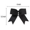 Cheer Bows 6 Inch Ponytail Holder Hair Tie 16 Pcs Hair Bow Cheerleader Bows Hair Tie (Teal)