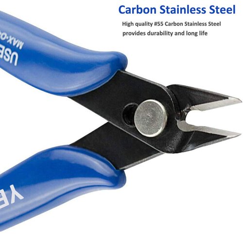 YEGEOOE Small Wire Cutters, 10PACK Precision Diagonal Cutting Pliers Side Cutter, Nippers, Micro Flush Cutters, Shear Cutters, Wire Snips