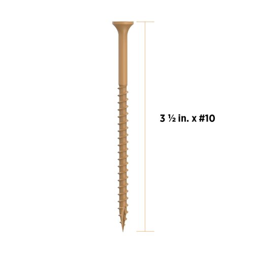 CAMO Premium Deck Screws 3-1/2" #10 ProTech (50 ct, Tan)