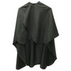 XMW Professional Polyester Hair Styling Salon Cape with Snaps, Black