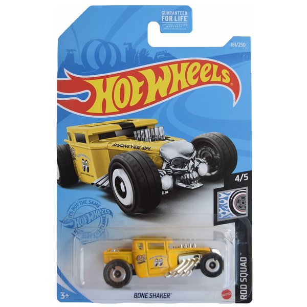 Hot Wheels Bone Shaker, Rod Squad 4/5 - Yellow 161/250