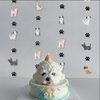 Lets Pawty Sign Banner Backdrop, Puppy First Birthday Decorations, Dog Birthday Party Supplies Dog Party Suppliers Pet Party Decorations (S Dog Banner)