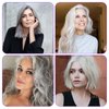 lonstin Purple Hair Mask with Comb, Anti Brass Hair Mask Paraben and Sulfate Free for Blonde Platinum Silver Gray Bleached Hair, Remove Yellow Tones and Condition Dry Damaged Hair, 8 Fl Oz