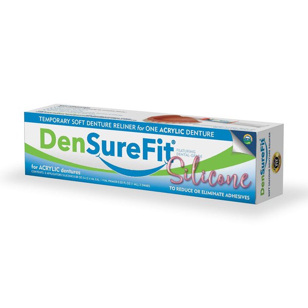 DenSureFit Lower Denture Reline Kit, Unflavored