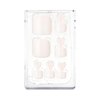 Dashing Diva Magic Press Pedicure - Freshwater Pearl | Pedicure Press On Nails | Long Lasting Stick On Gel Nails for Toes | Lasts Up to 7 Days | Contains 26 Stick On Nails, 1 Prep Pad, 1 File