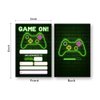 LoaHak Video Game Birthday Party Invitations, Video Game Birthday Invitations, Neon Party Invite, Birthday Party Invitations for Friends, Classmates, Teammates, etc. (055)