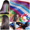 50Inch Tinsel Hair Extensions Kit with Tools 12Colors 2400 Strands Sparkling Shiny Hair Tinsel Kit for Women Girl For Christmas New Year(50 Inch, 12 colors+tools kit)