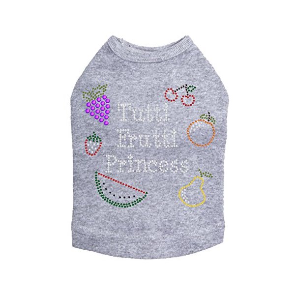 Tutti Frutti Princess Dog Shirt XL GRAY