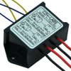 Electronics-Salon 1PCS Dual SPST-NO 10Amp Power Relay Module, AC/DC 5V Control Voltage.