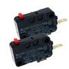 Snap Micro Switch D3V-16G-1C25 D3V-16G-3C25 Microwave Oven Normally Open for Frigidaire 5304440026 Microwave (Pack of 2)